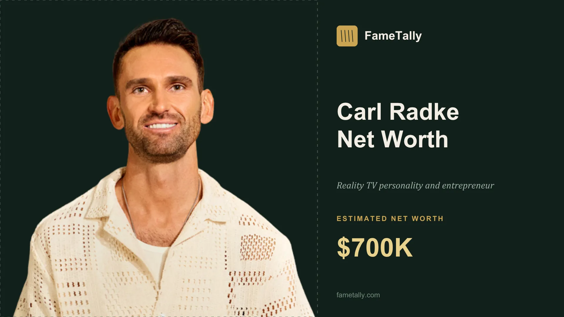 Carl Radke Net Worth 2026 Carl Radke net worth 2026, Reality TV personality and entrepreneur