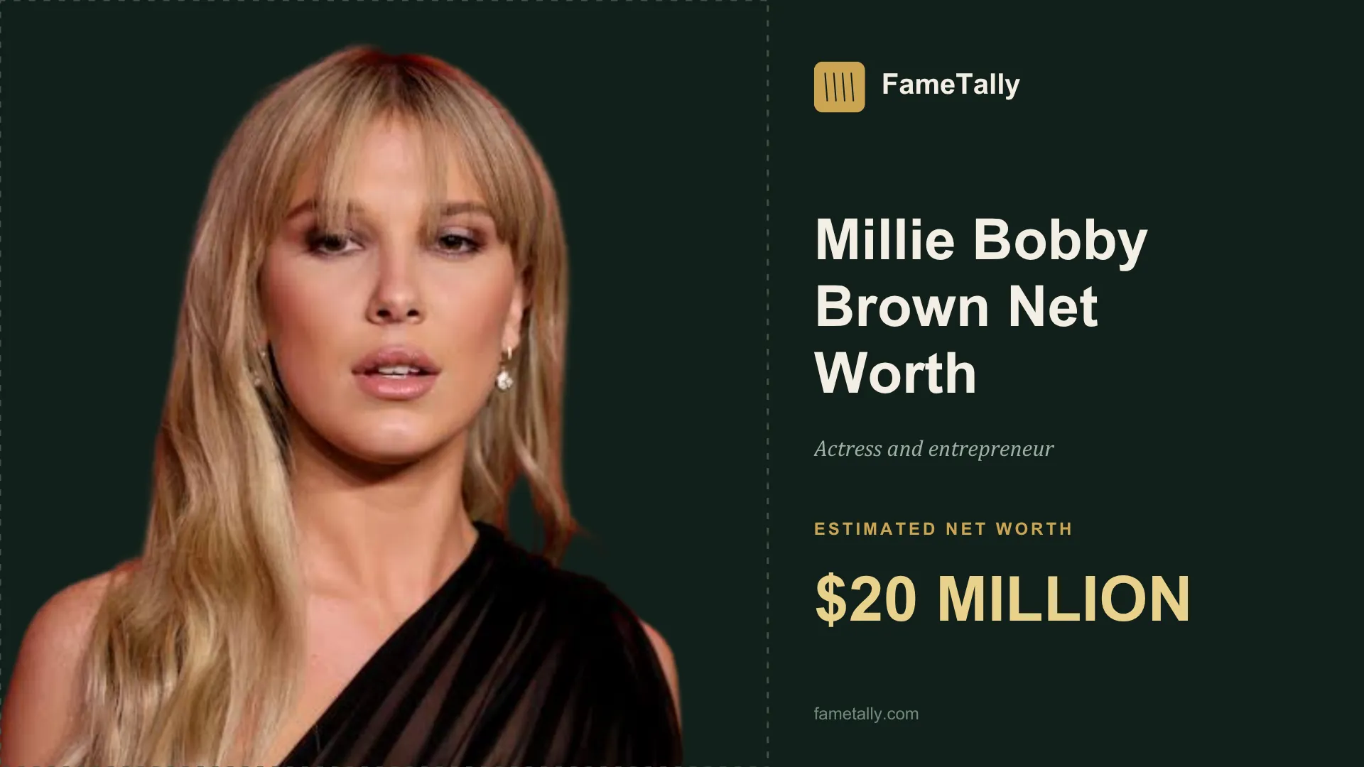 Millie Bobby Brown Net Worth 2026 Millie Bobby Brown net worth 2026, Actress and entrepreneur