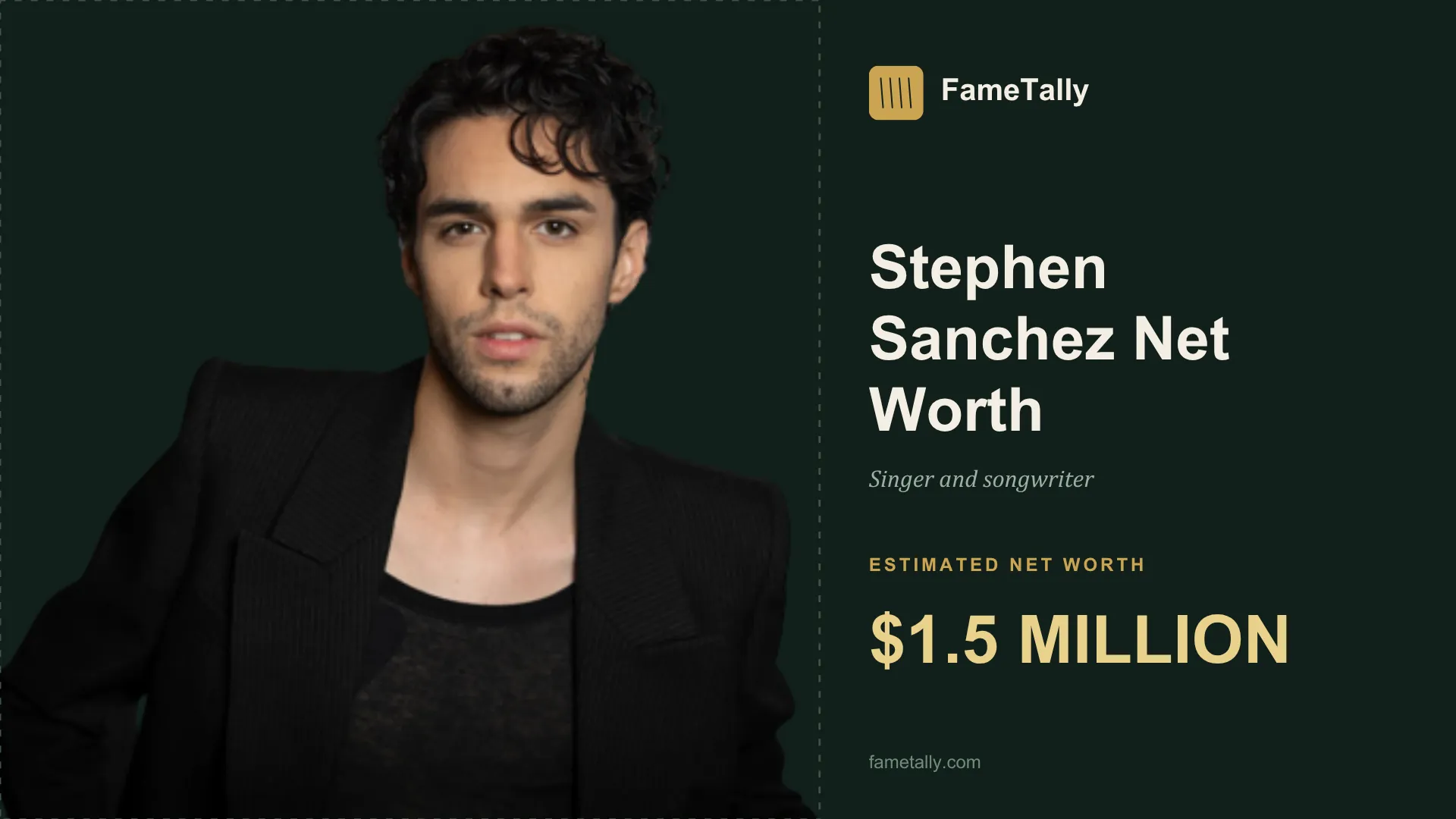 Stephen Sanchez net worth 2026, Singer and songwriter
